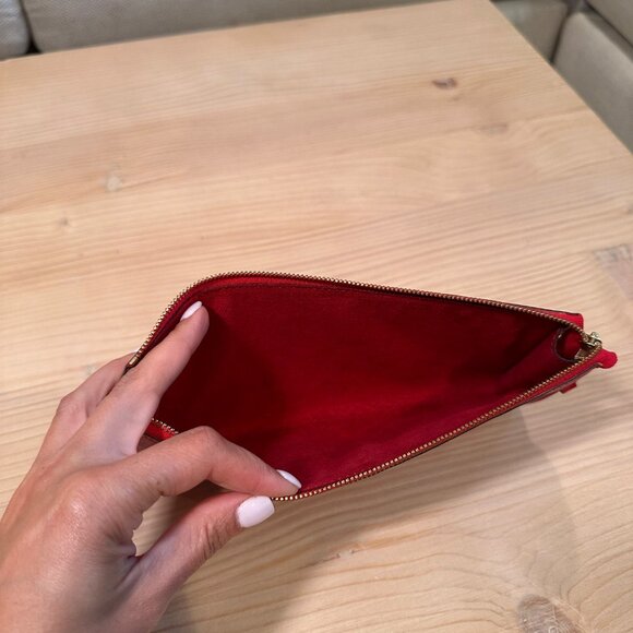Louis Vuitton Red Epi Pochette - Picture 9 of 14